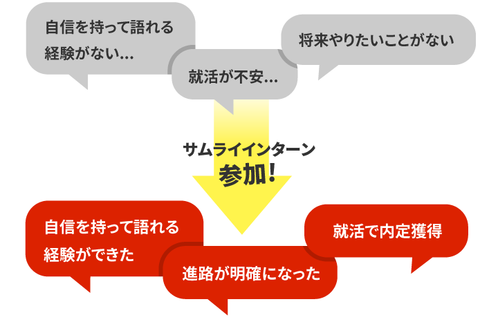 自信を持って語れる経験がない...就活が不安...将来やりたいことがない