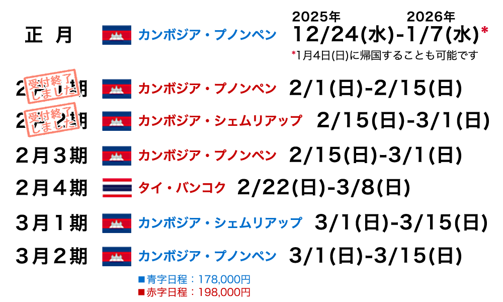 2026年 プログラム