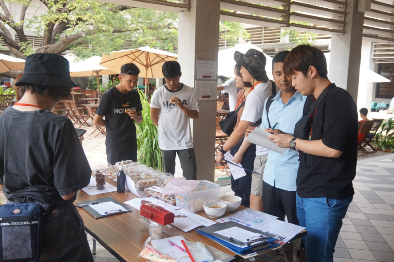 サムライカレープロジェクトの活動の様子