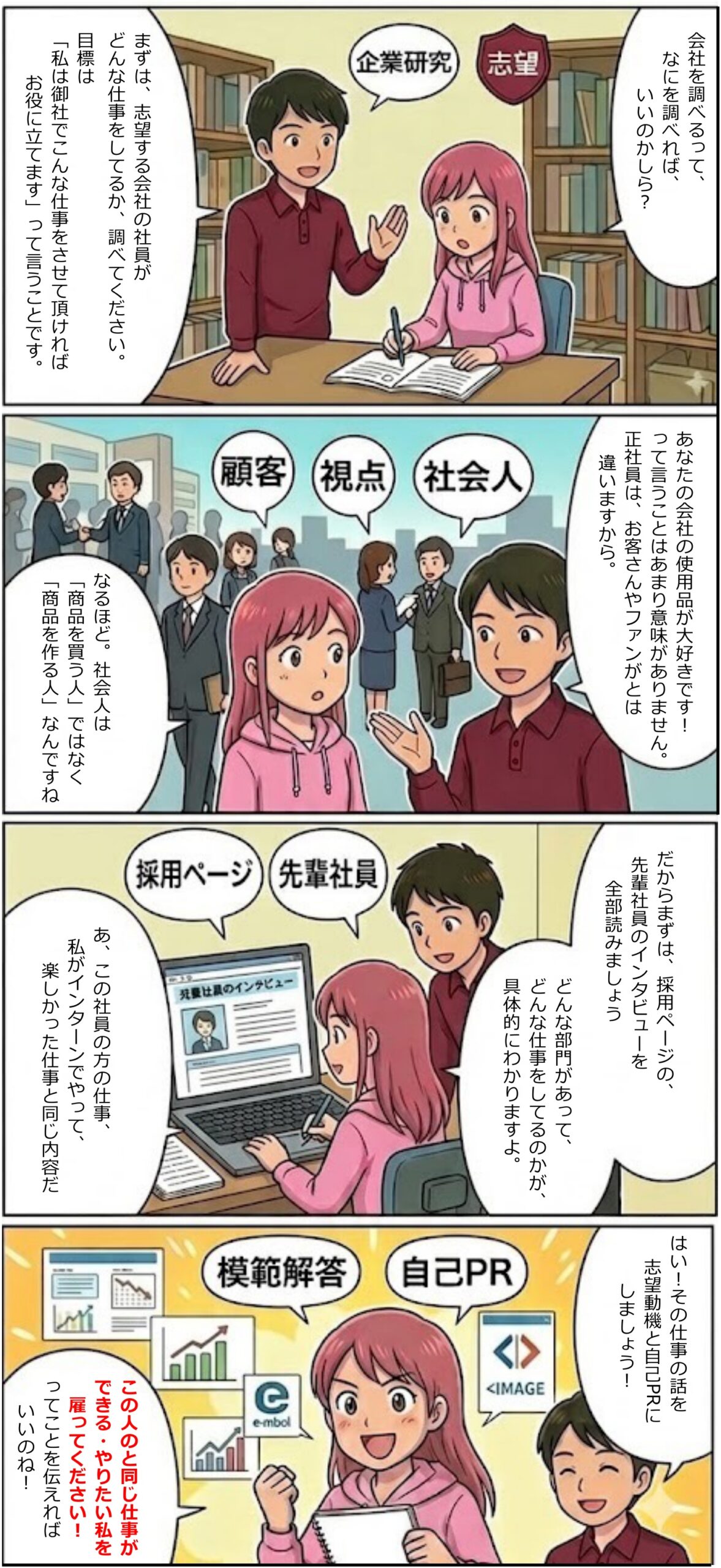 企業研究漫画