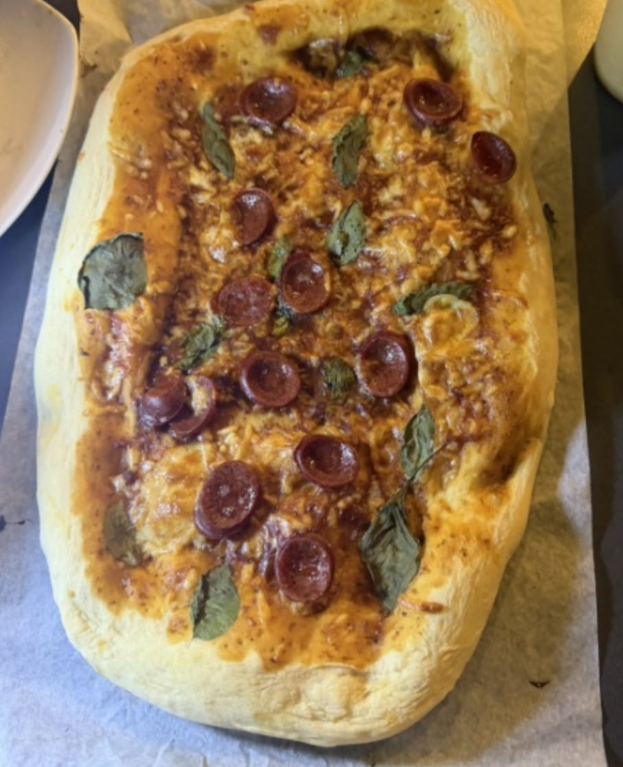 しゅうじ食堂の手作りピザ